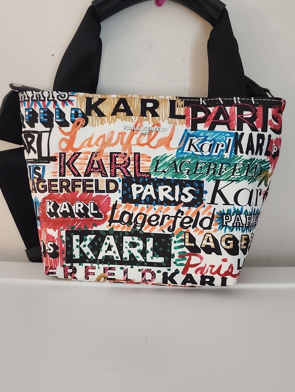Karl Lagerfeld Paris Amour Crossbody w/Free Michael Kors Card Holder/Wallet - Picture 2 of 16